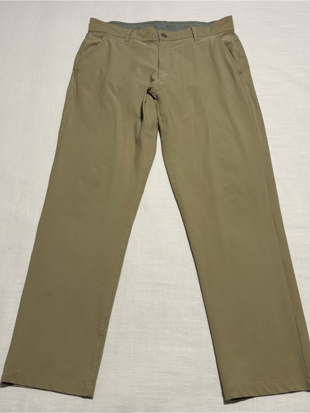 Men’s Free Fly Chino Pants | Khaki/Light Brown | Size 36x32